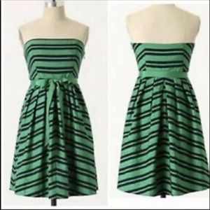 Anthropologie Moulinette Soeurs Grosgrain Dress